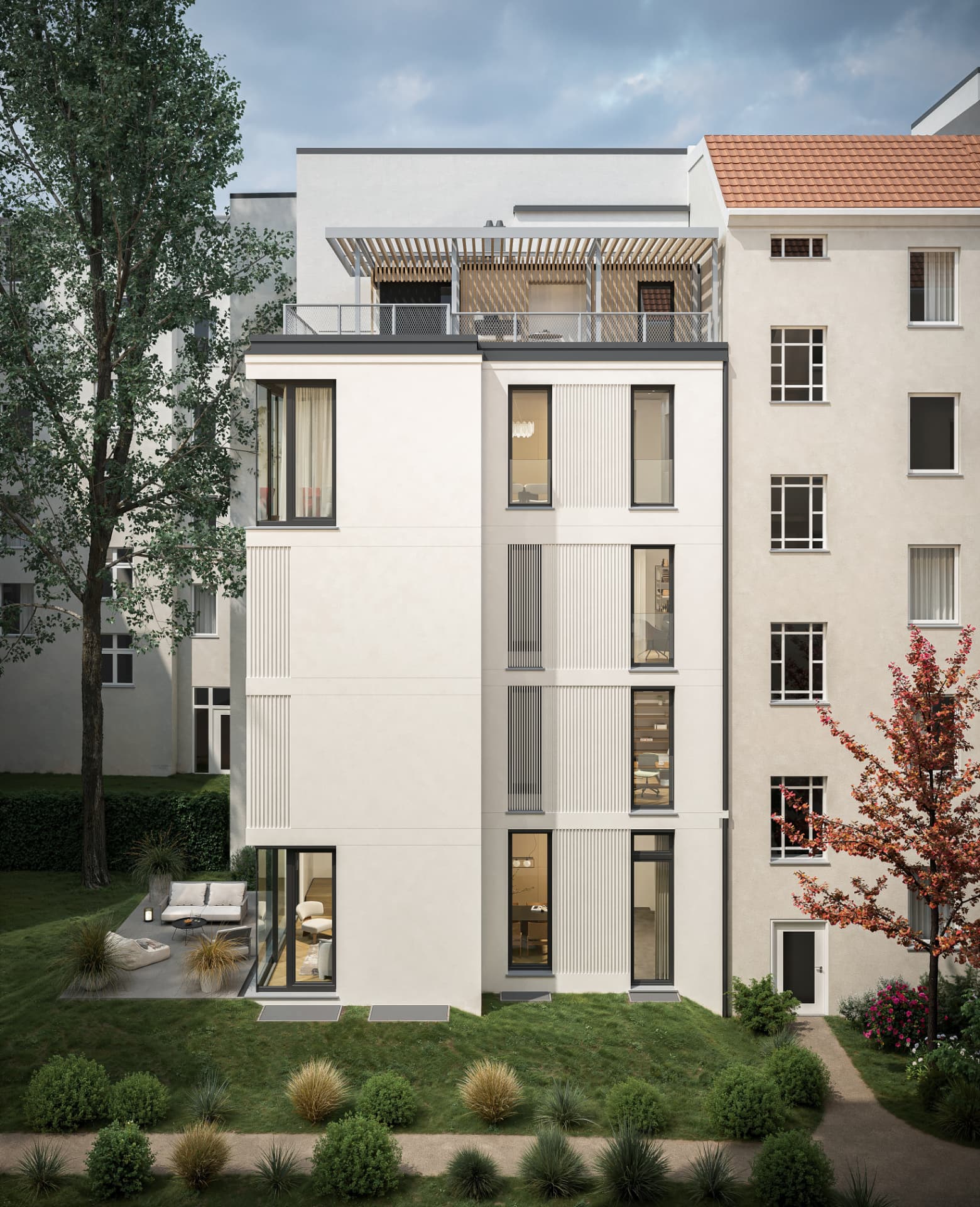 Westfassade Stadthaus